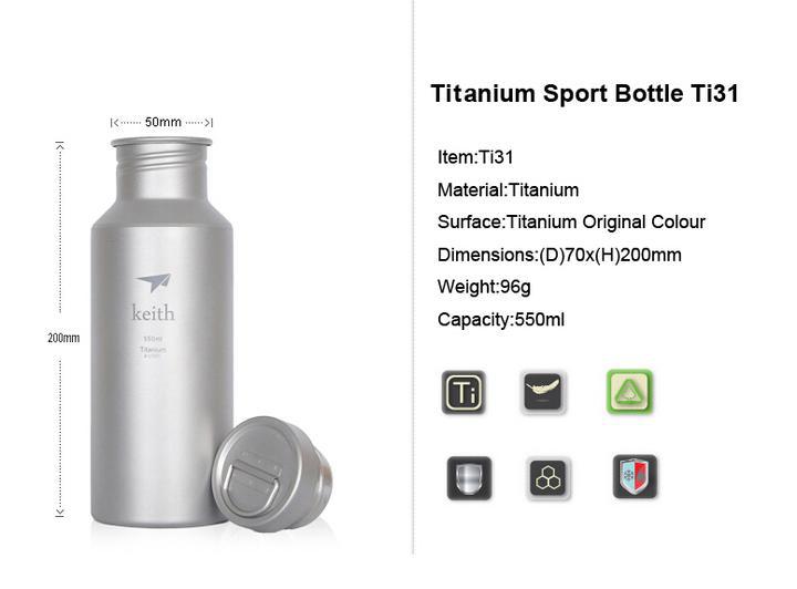 Titanium Outdoor Drinkware - CampnHike